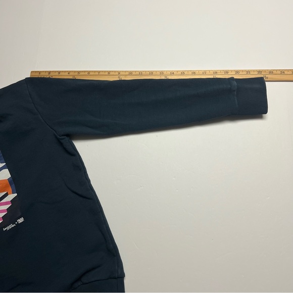 SNAP Climbing x Craven Sweater In Navy Relaxed Fit Organic Cotton Size: Small - Picture 8 of 11